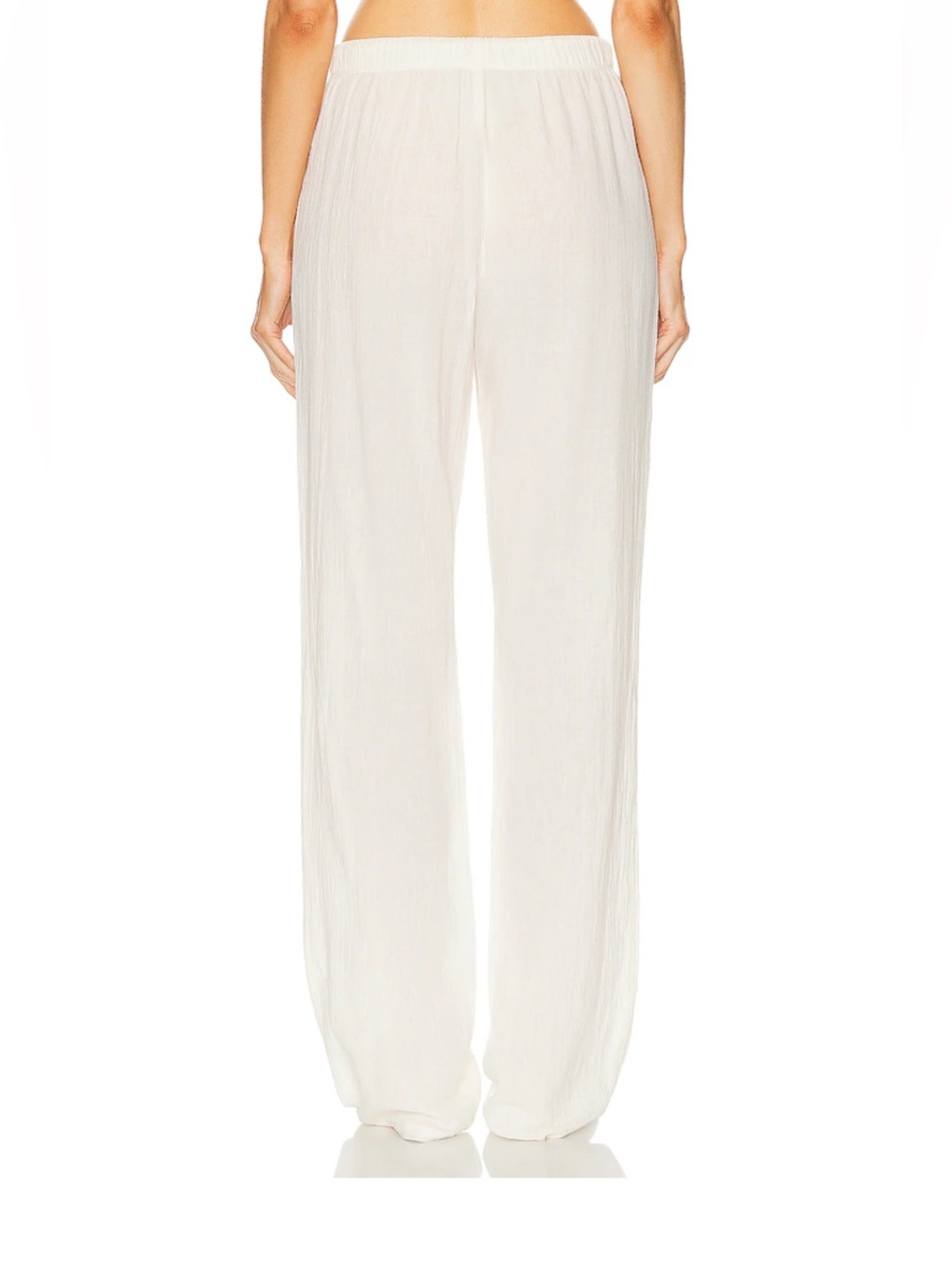 NWT ETERNE Willow Pant in Cream (100% Cotton) - Size Small - Picture 3 of 12